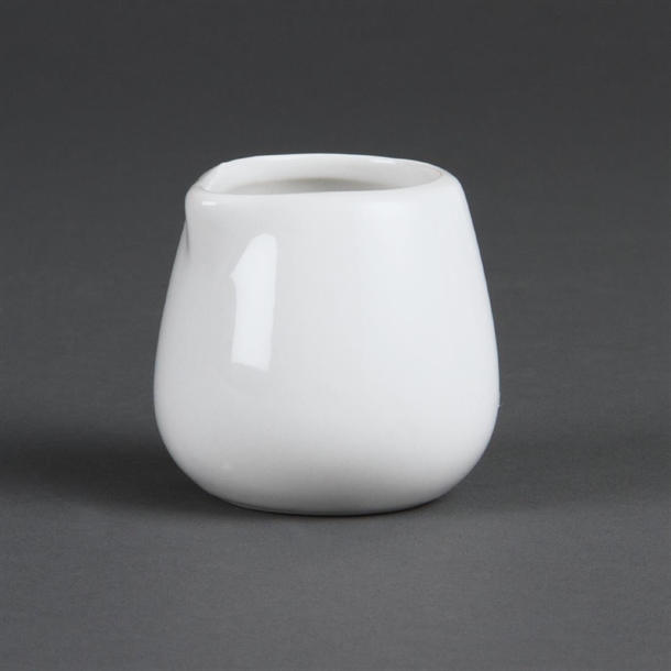 Olympia Whiteware Cream & Milk Jugs 230ml (12 Pack)
