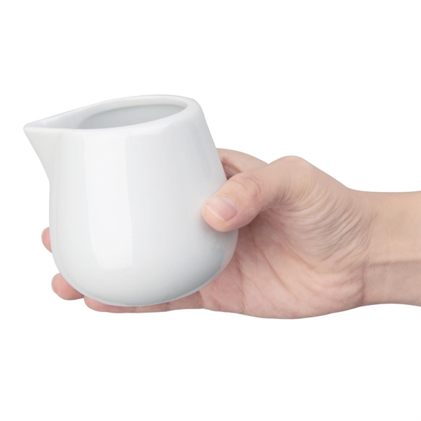 Olympia Whiteware Cream & Milk Jugs 230ml (12 Pack)