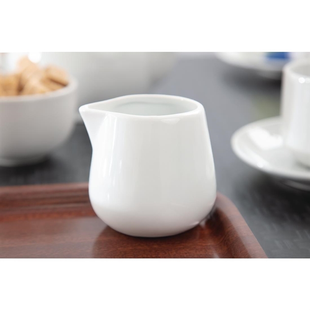 Olympia Whiteware Cream & Milk Jugs 230ml (12 Pack)