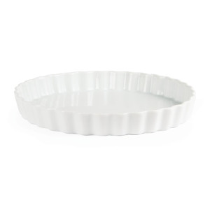 Olympia Whiteware Flan Dishes 297mm (6 Pack)