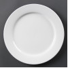 Olympia Whiteware Wide Rimmed Plates 280mm (6 Pack)