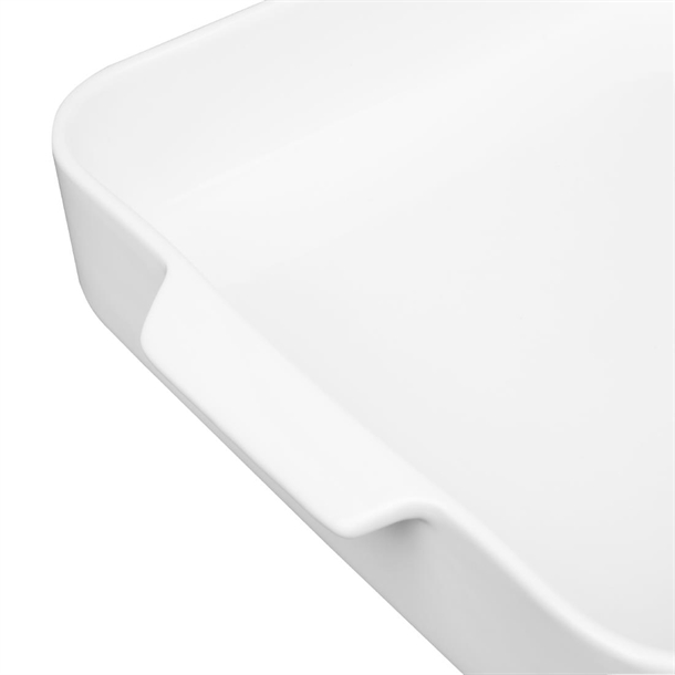Olympia Whiteware Square Eared Roaster 200x180x40mm (3 Pack) Olympia Whiteware Square Eared Roaster 200x180x40mm (3 Pack)