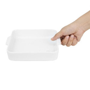 Olympia Whiteware Square Eared Roaster 200x180x40mm (3 Pack) Olympia Whiteware Square Eared Roaster 200x180x40mm (3 Pack)
