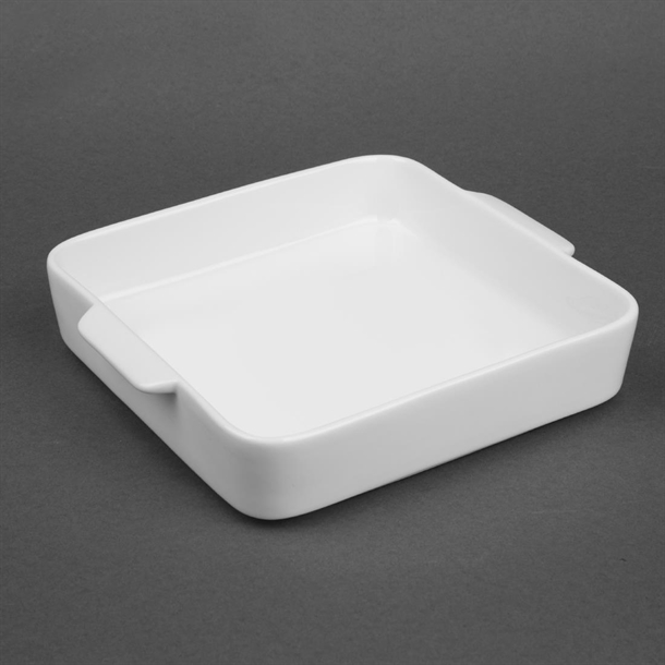 Olympia Whiteware Square Eared Roaster 200x180x40mm (3 Pack) Olympia Whiteware Square Eared Roaster 200x180x40mm (3 Pack)