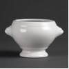 Olympia Whiteware Lion Head Soup Bowls 475ml/16.5oz (6 Pack)