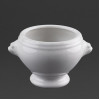 Olympia Whiteware Lion Head Soup Bowls 475ml/16.5oz (6 Pack)