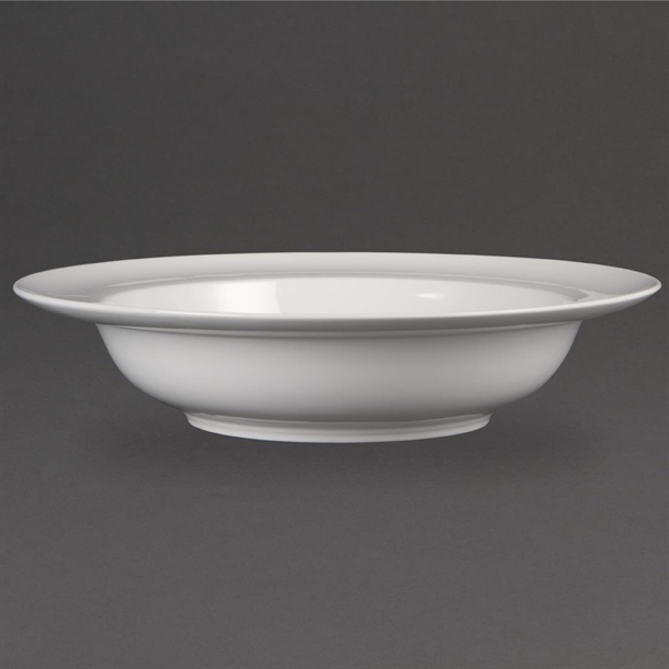 Olympia Whiteware Wide Rim Bowls 228mm (4 Pack) Olympia Whiteware Wide Rim Bowls 228mm (4 Pack)