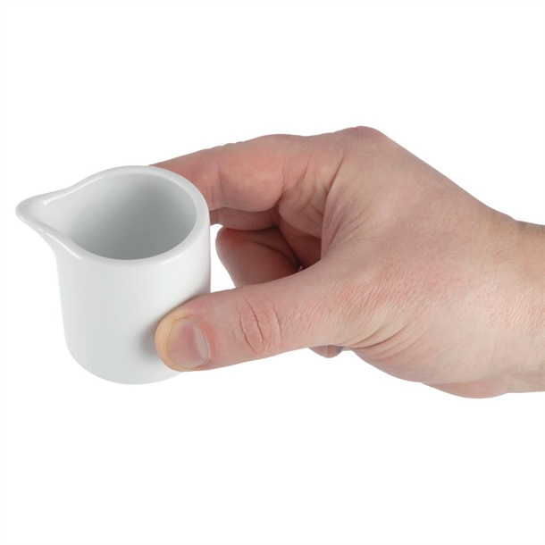 Olympia Whiteware Milk & Cream Jugs 55ml (6 Pack) Olympia Whiteware Milk & Cream Jugs 55ml (6 Pack)
