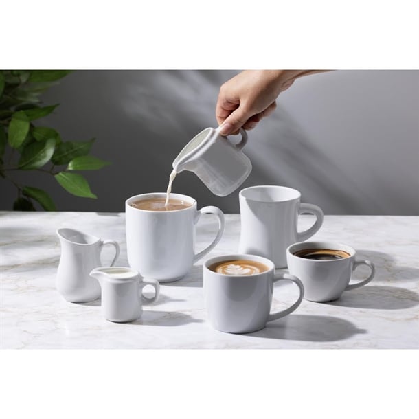 Olympia Whiteware Fine Jugs 100ml (12 Pack) Olympia Whiteware Fine Jugs 100ml (12 Pack)
