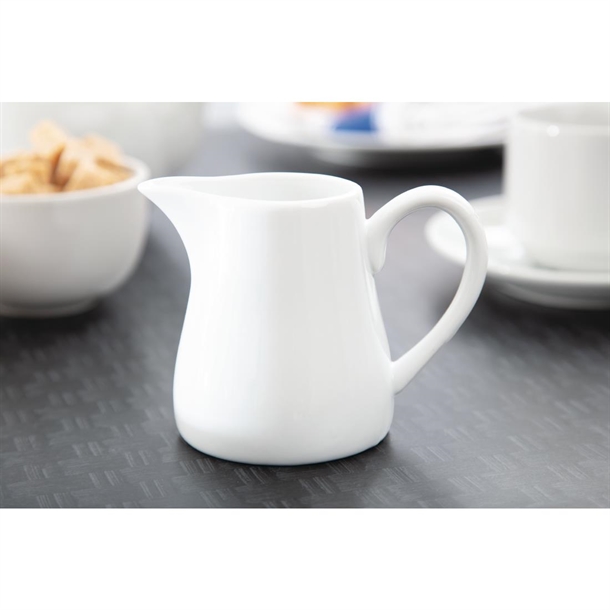 Olympia Whiteware Cream & Milk Jugs 213ml (6 Pack) Olympia Whiteware Cream & Milk Jugs 213ml (6 Pack)