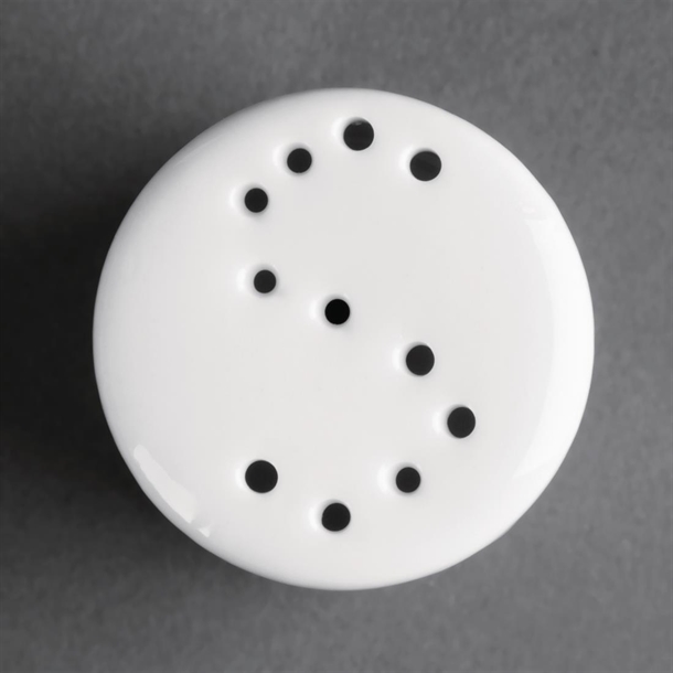Olympia Whiteware Salt Shakers 80mm (12 Pack)