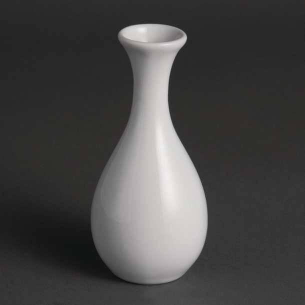 Olympia Whiteware Bud Vases - 125mm (12 Pack) Olympia Whiteware Bud Vases - 125mm (12 Pack)