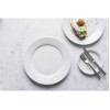 Olympia Whiteware Narrow Rimmed Plates 150mm (12 Pack)