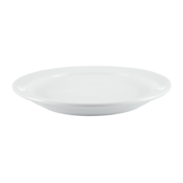Olympia Whiteware Narrow Rimmed Plates 150mm (12 Pack)