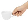 Olympia Whiteware Flat White Cups 170ml (12 Pack)