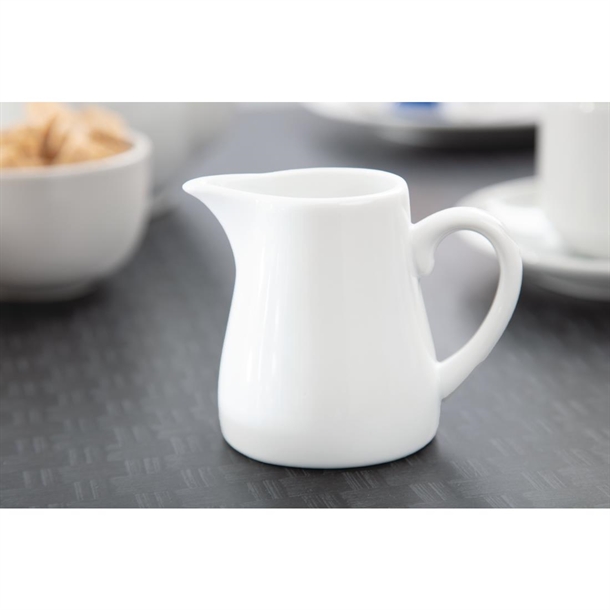 Olympia Whiteware Cream & Milk Jugs 170ml (6 Pack) Olympia Whiteware Cream & Milk Jugs 170ml (6 Pack)