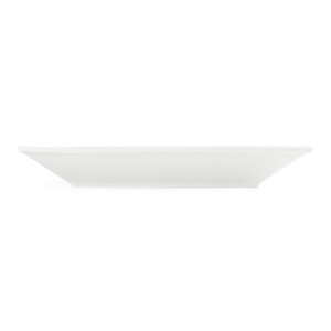 Olympia Whiteware Square Plates Wide Rim 250mm (6 Pack)