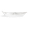Olympia Divided Oval Eared Dishes 290 x 160mm (6 Pack) Olympia Divided Oval Eared Dishes 290 x 160mm (6 Pack)