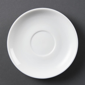 Olympia Whiteware Stacking Saucers (12 Pack)