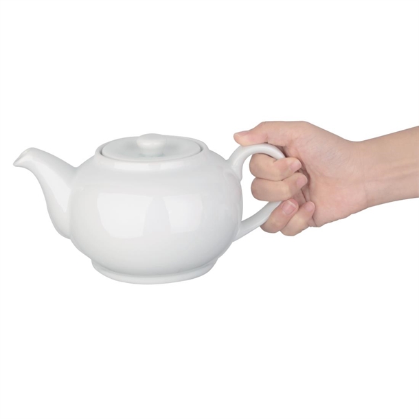 Olympia Whiteware Teapots 852ml (4 Pack) Olympia Whiteware Teapots 852ml (4 Pack)