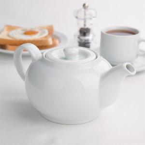 Olympia Whiteware Teapots 852ml (4 Pack)