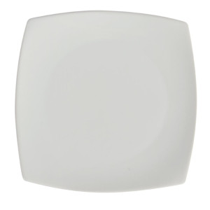 Olympia Whiteware Rounded Square Plates 185mm (12 Pack)
