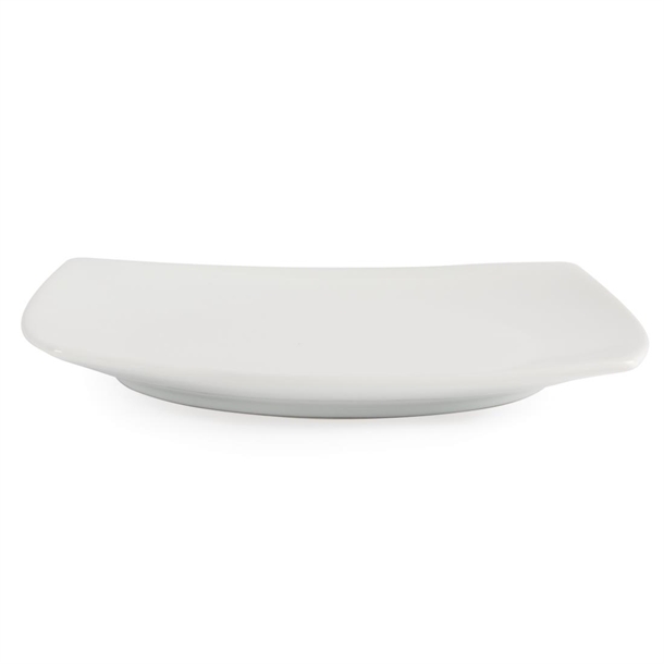 Olympia Whiteware Rounded Square Plates 185mm (12 Pack) Olympia Whiteware Rounded Square Plates 185mm (12 Pack)