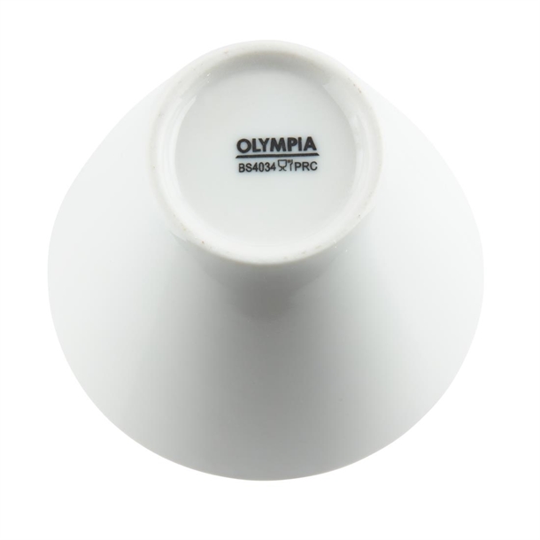 Olympia Whiteware Conical Ramekin White 110mm (6 Pack)
