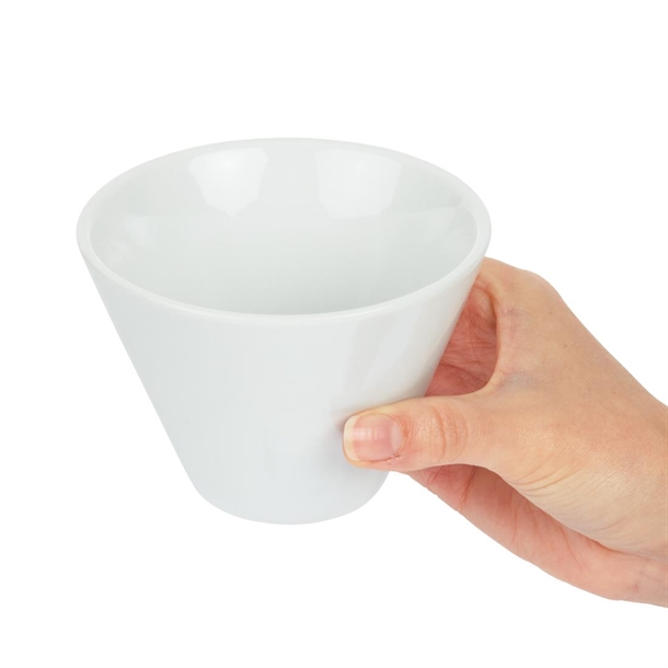 Olympia Whiteware Conical Ramekin White 110mm (6 Pack)