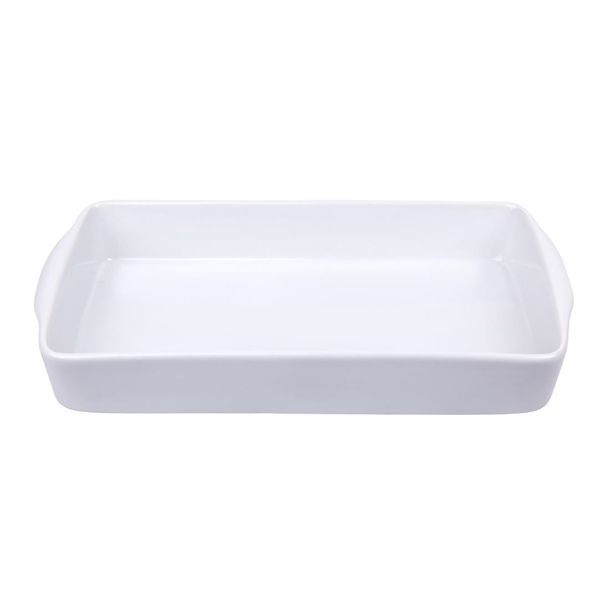 Olympia Whiteware Oblong Roasting Dishes 305 x 163mm (6 Pack) Olympia Whiteware Oblong Roasting Dishes 305 x 163mm (6 Pack)