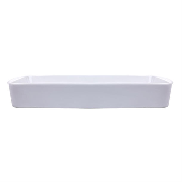 Olympia Whiteware Oblong Roasting Dishes 305 x 163mm (6 Pack) Olympia Whiteware Oblong Roasting Dishes 305 x 163mm (6 Pack)