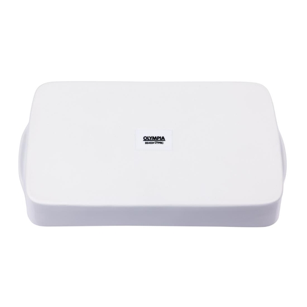 Olympia Whiteware Oblong Roasting Dishes 305 x 163mm (6 Pack) Olympia Whiteware Oblong Roasting Dishes 305 x 163mm (6 Pack)