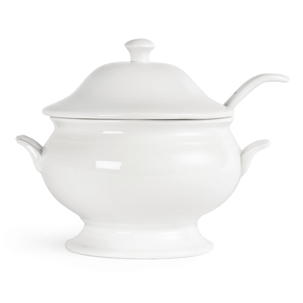 Olympia Soup Tureen and Ladle 2.5Ltr Olympia Soup Tureen and Ladle 2.5Ltr