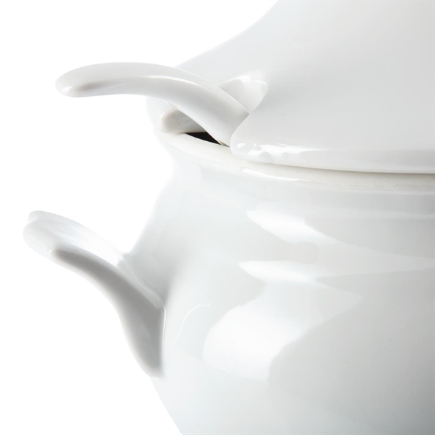 Olympia Soup Tureen and Ladle 2.5Ltr Olympia Soup Tureen and Ladle 2.5Ltr