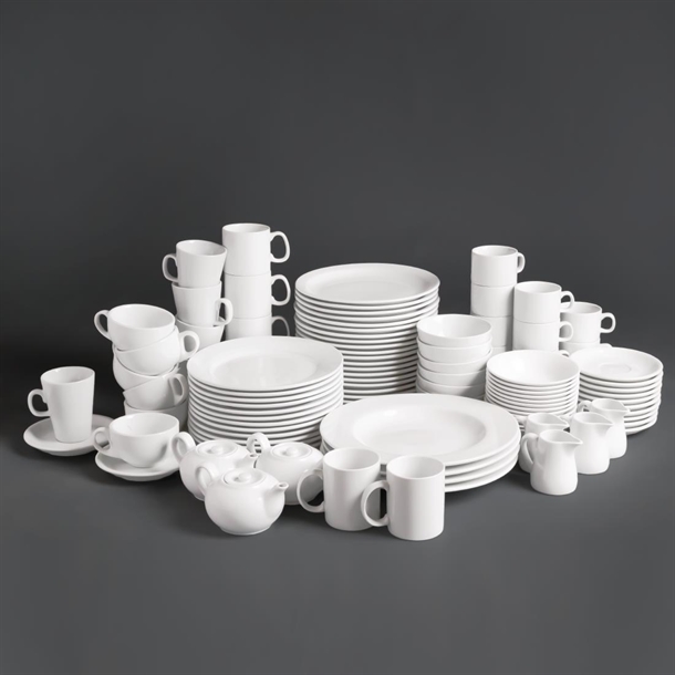 Olympia Whiteware Coffee Cups 284ml (12 Pack) Olympia Whiteware Coffee Cups 284ml (12 Pack)
