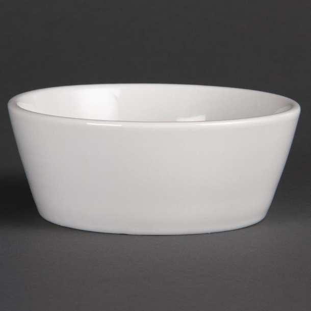 Olympia Whiteware Sloping Edge Bowls 120mm (12 Pack) Olympia Whiteware Sloping Edge Bowls 120mm (12 Pack)