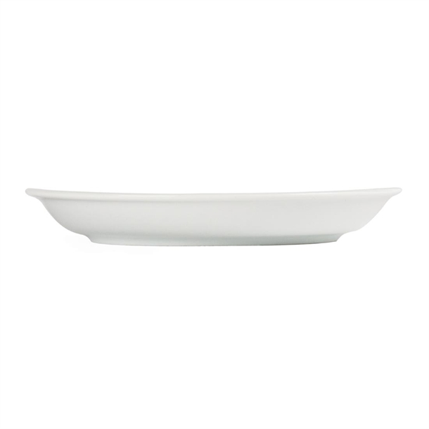 Olympia Whiteware Cappuccino Saucers (12 Pack) Olympia Whiteware Cappuccino Saucers (12 Pack)
