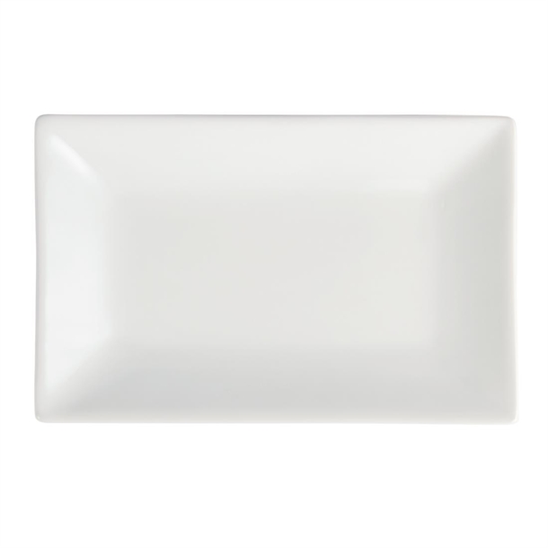 Olympia Whiteware Serving Rectangular Platters 200x 130mm (6 Pack) Olympia Whiteware Serving Rectangular Platters 200x 130mm (6 Pack)