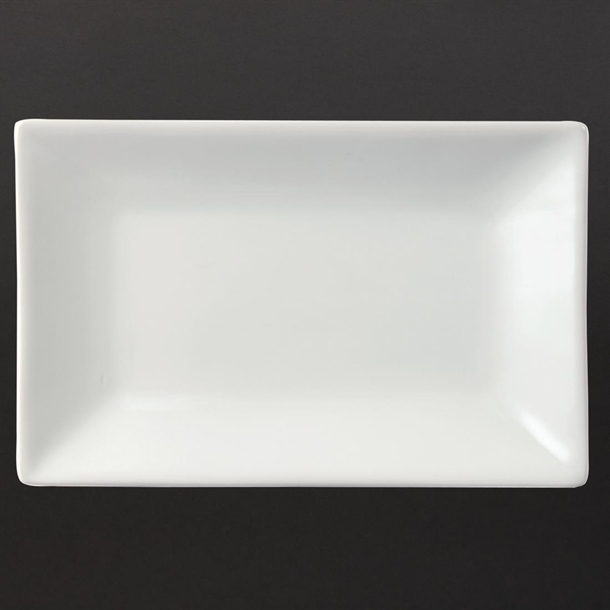 Olympia Whiteware Serving Rectangular Platters 200x 130mm (6 Pack) Olympia Whiteware Serving Rectangular Platters 200x 130mm (6 Pack)