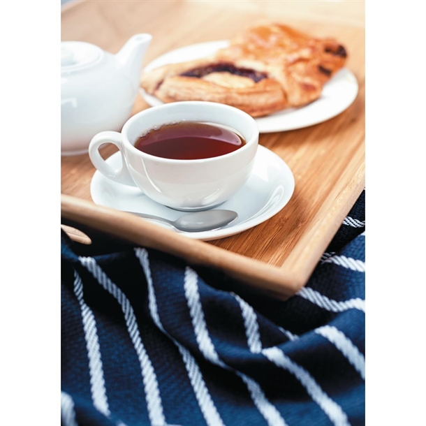 Olympia Whiteware Cappuccino Saucers (12 Pack) Olympia Whiteware Cappuccino Saucers (12 Pack)