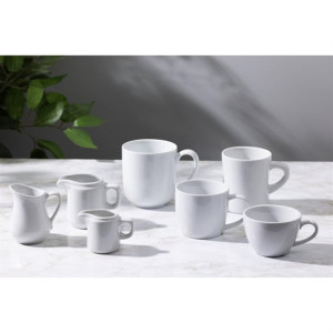 Olympia Whiteware Handled Jugs 130ml (12 Pack) Olympia Whiteware Handled Jugs 130ml (12 Pack)