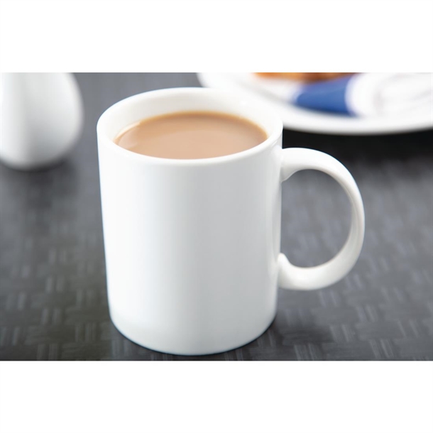 Olympia Whiteware Standard Mugs 284ml (12 Pack) Olympia Whiteware Standard Mugs 284ml (12 Pack)