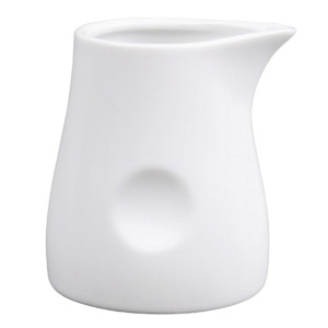 Olympia Whiteware Dimpled Milk Jugs 170ml (6 Pack) Olympia Whiteware Dimpled Milk Jugs 170ml (6 Pack)