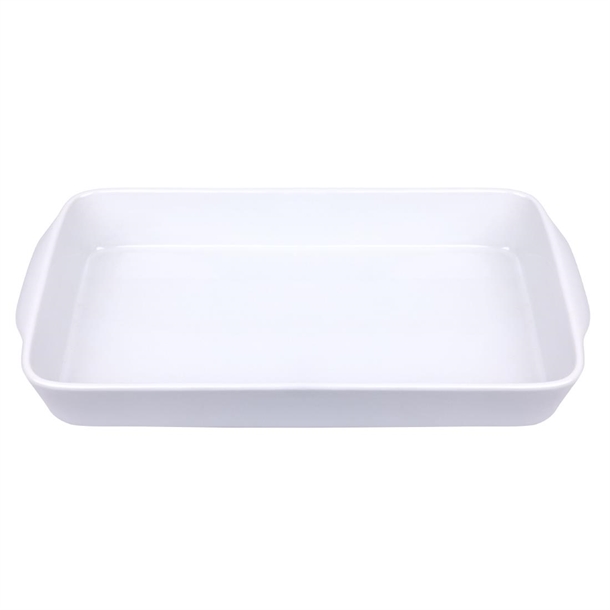 Olympia Whiteware Oblong Roasting Dishes 395 x 219mm (6 Pack) Olympia Whiteware Oblong Roasting Dishes 395 x 219mm (6 Pack)