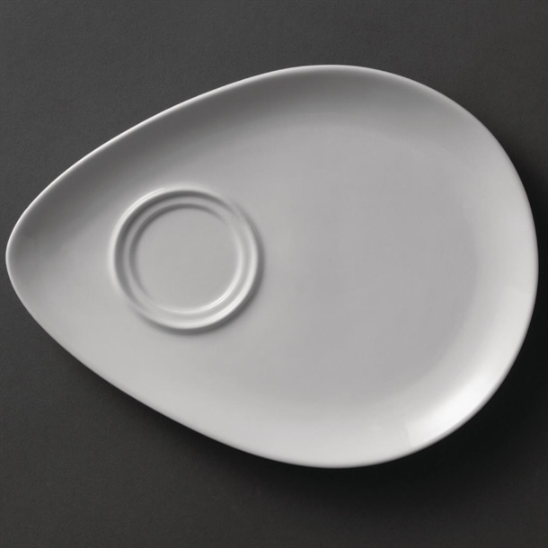Olympia Whiteware Snack Plates 240mm (12 Pack)