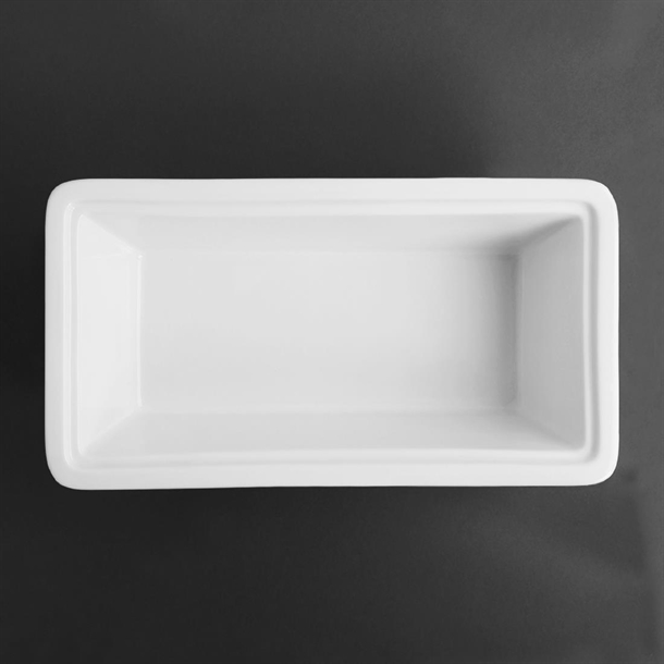 Olympia Whiteware 1/3 Gastronorm Dish 100mm Olympia Whiteware 1/3 Gastronorm Dish 100mm