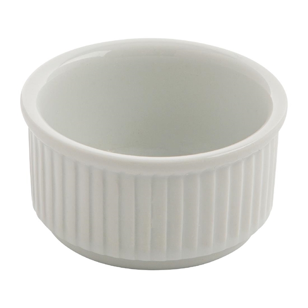 Olympia Whiteware Stacking Ramekins 85mm (12 Pack)