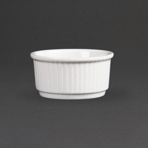Olympia Whiteware Stacking Ramekins 85mm (12 Pack)