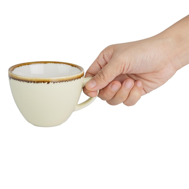 Olympia Kiln Coffee Cups Sandstone 228ml (6 Pack) Olympia Kiln Coffee Cups Sandstone 228ml (6 Pack)