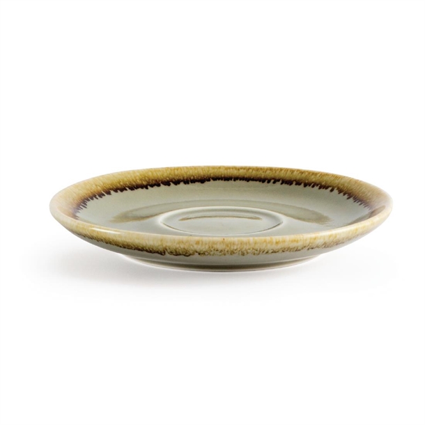 Olympia Kiln Cappuccino Saucer Moss 140mm (6 Pack) Olympia Kiln Cappuccino Saucer Moss 140mm (6 Pack)